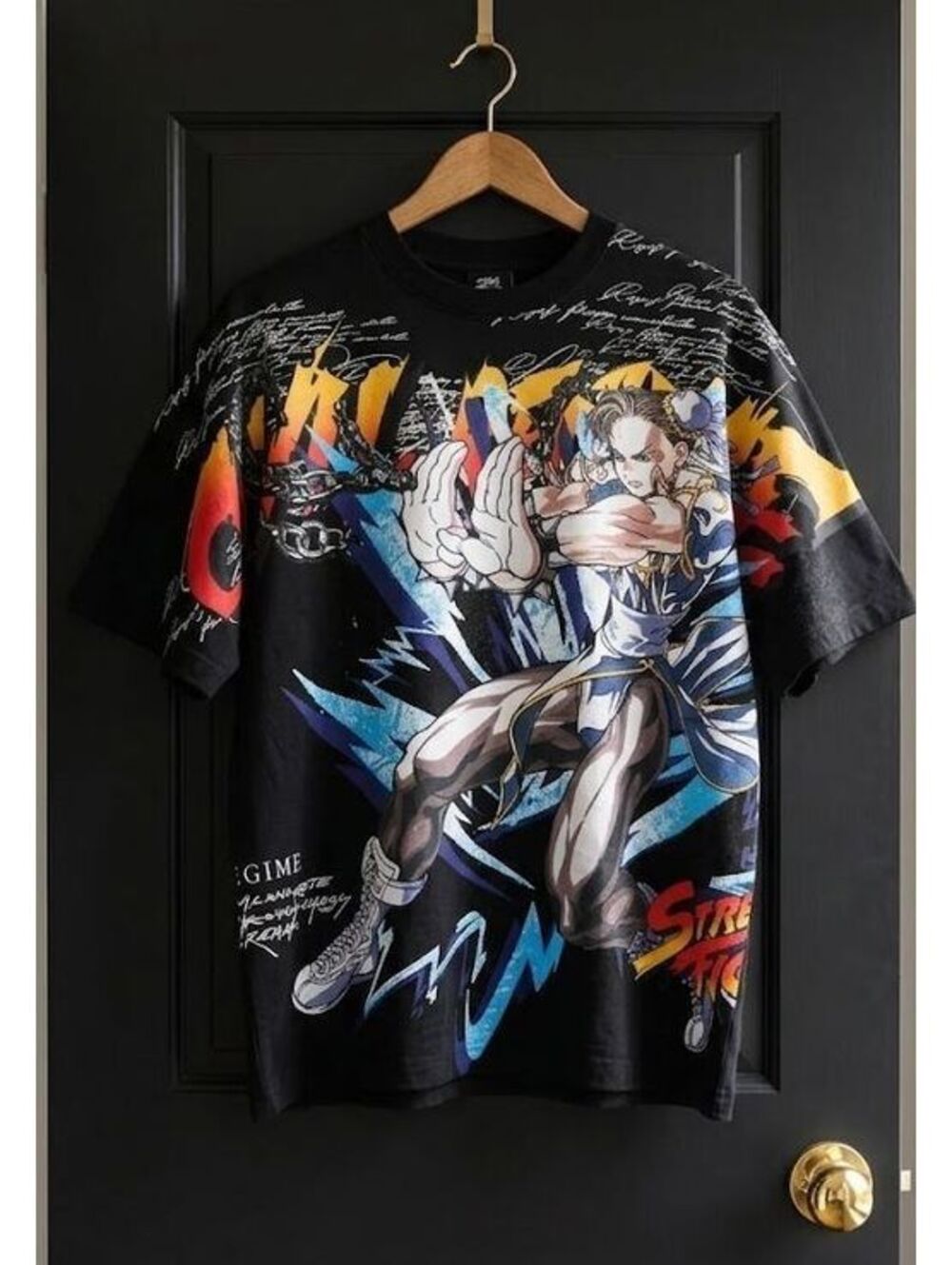 Civil Regime x SF x Chun Li Blue Flame in Black (XL)